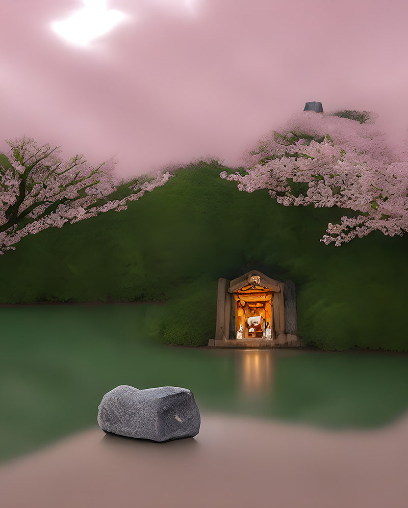 a calm shrine