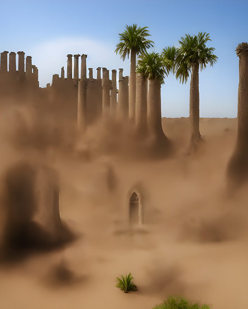 desolate ruins