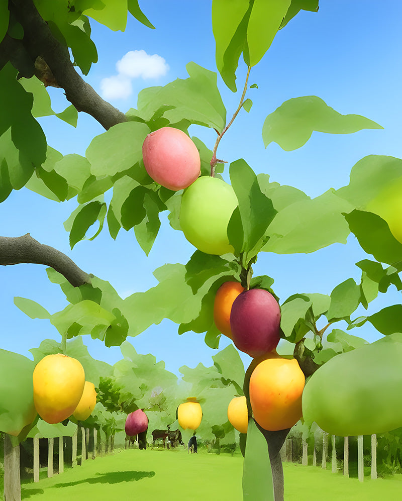 giant fruit orchard