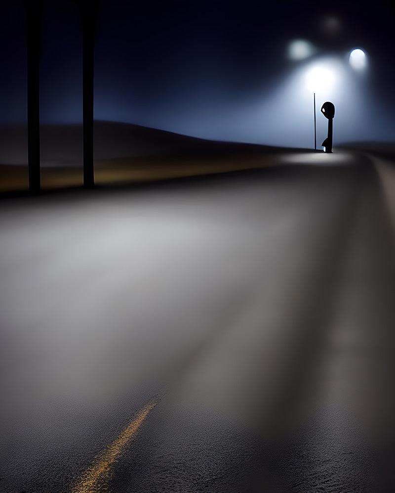 long empty road