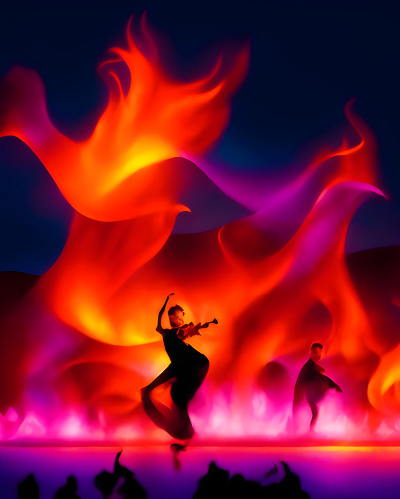 dancing flames