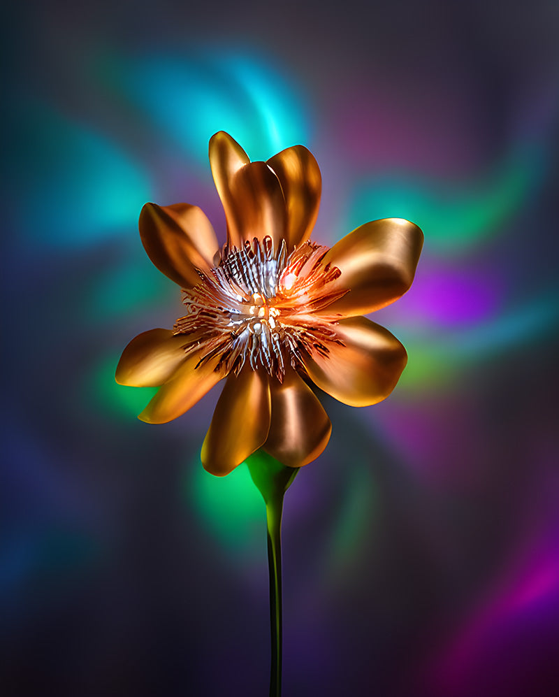 metal flower
