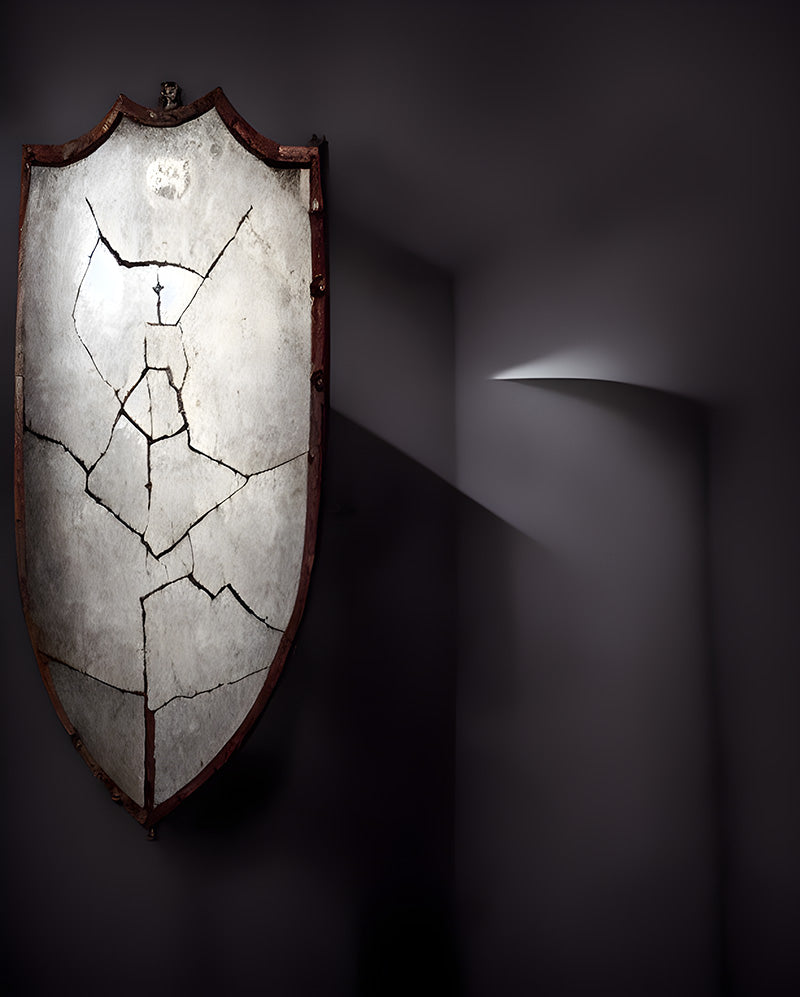 ornate shield