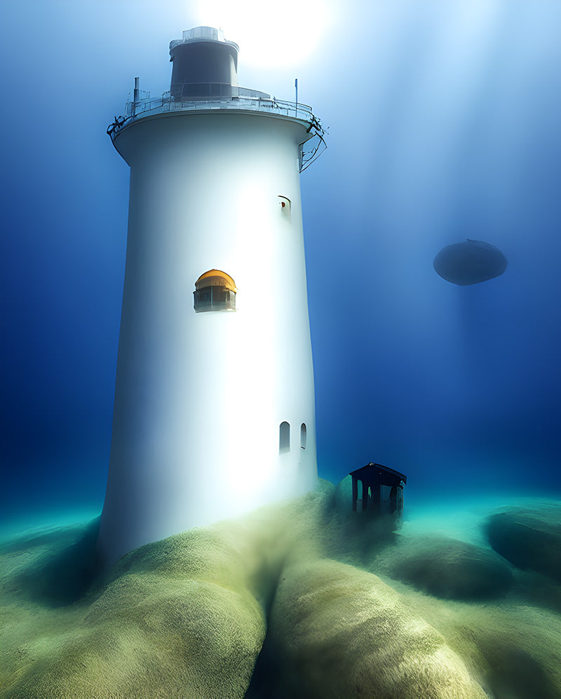 underwater lighthouse