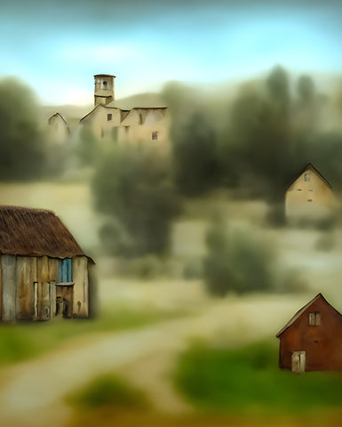 rustic old village